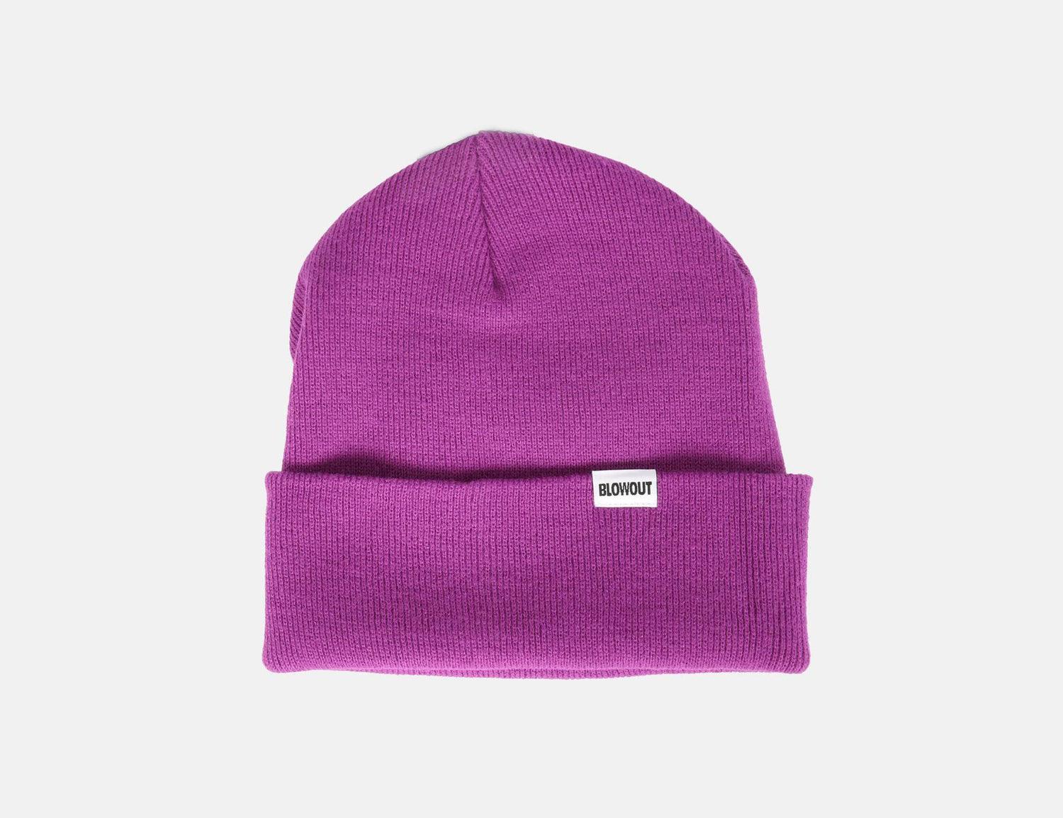 Blowout Cuffed Beanie - Magenta - Blowout Skateshop