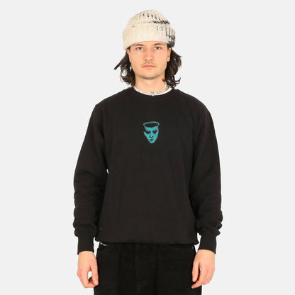 Blowout Smoking Heads BP Pullover - Black - Blowout Skateshop