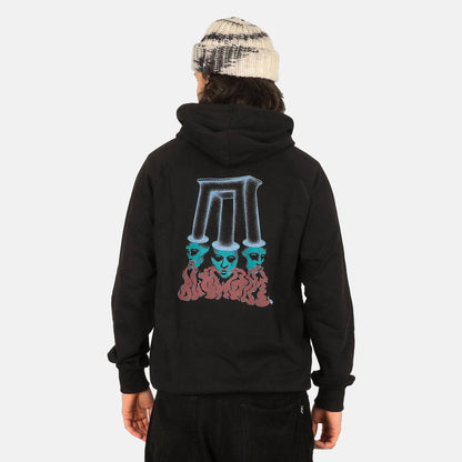 Blowout Smoking Heads Zip-Hoodie - Black - Blowout Skateshop