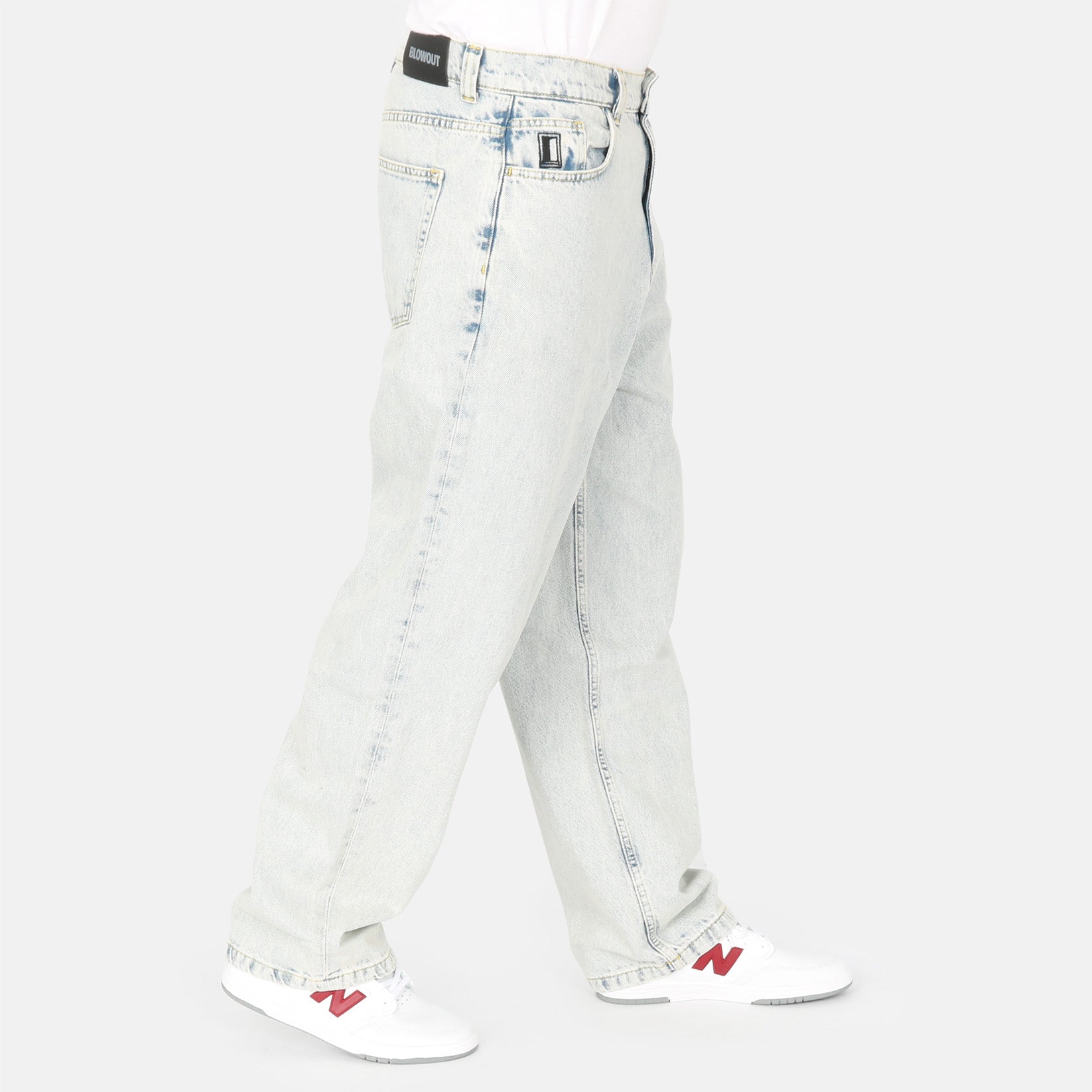Blowout Baggy Jeans - Sky Blue Blue Bild 2
