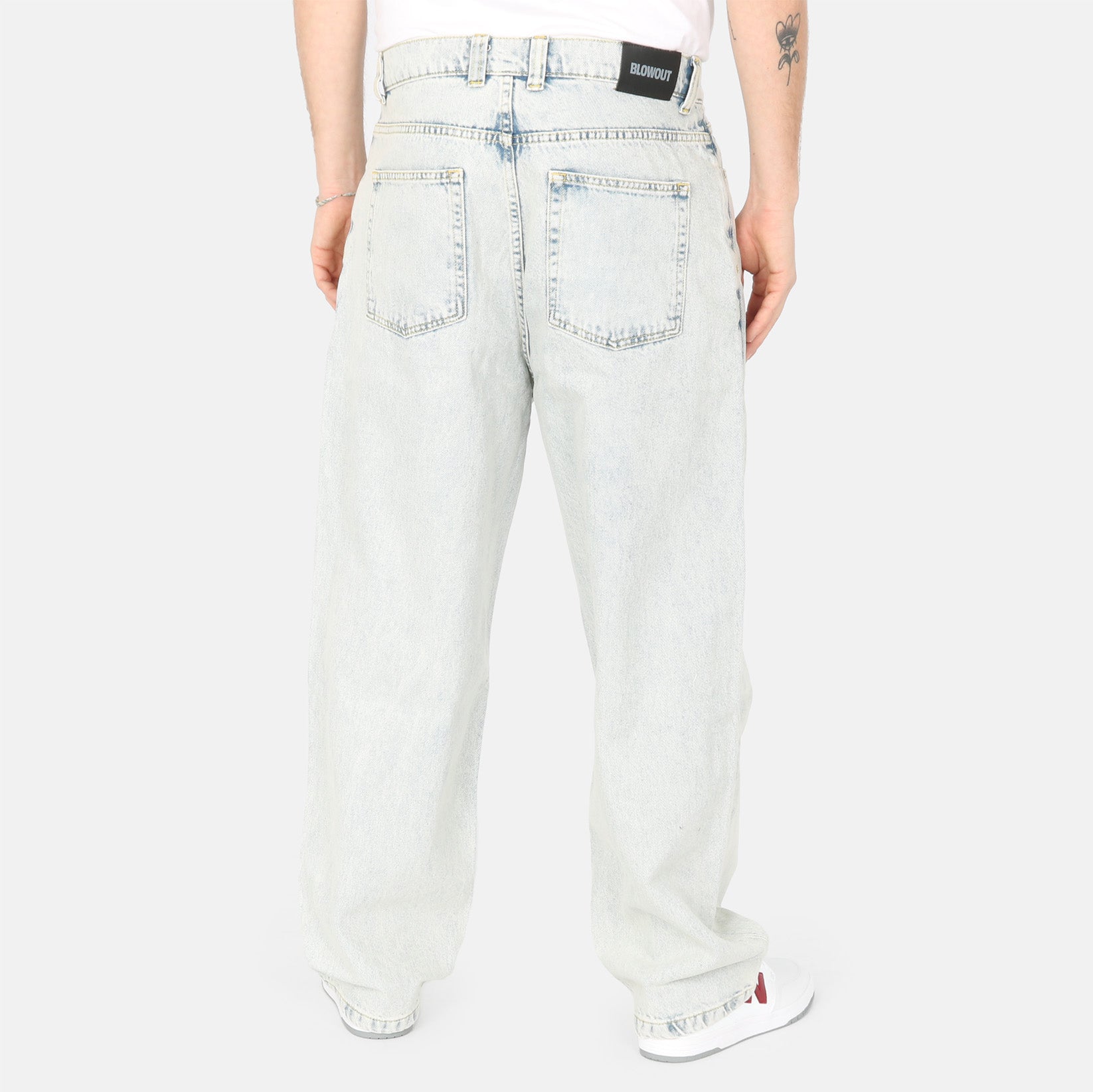 Blowout Baggy Jeans - Sky Blue Blue Bild 3