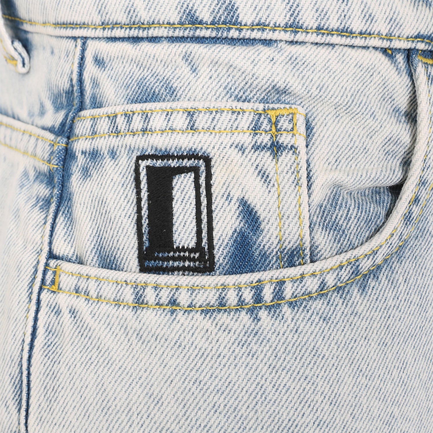Blowout Baggy Jeans - Sky Blue Blue Bild 4