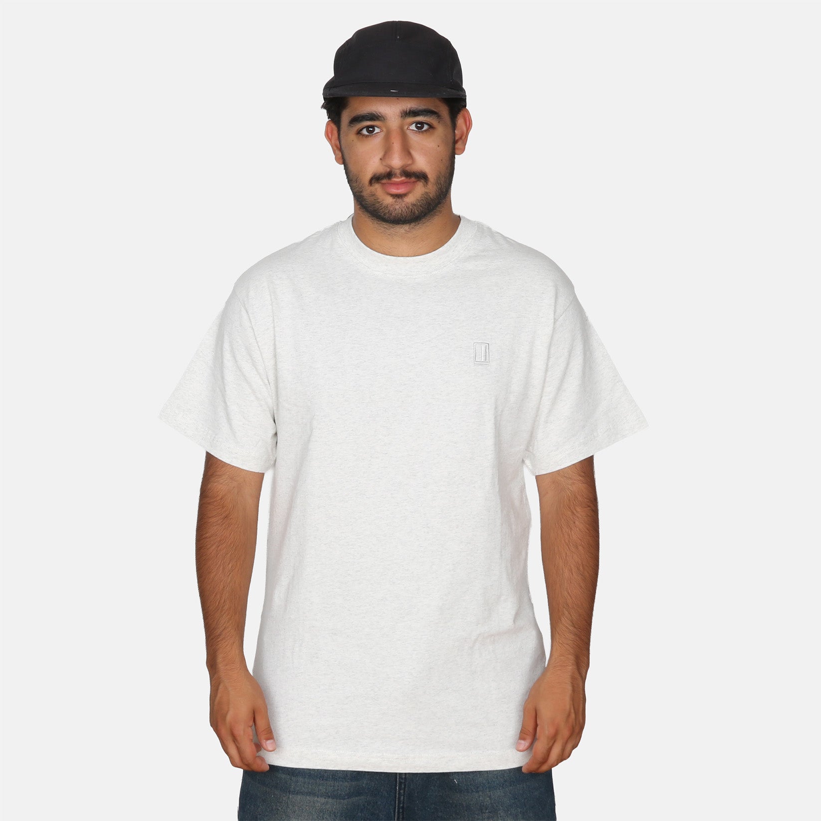 Blowout Basic Relaxed Fit T-Shirt - Ash Grau Bild 1
