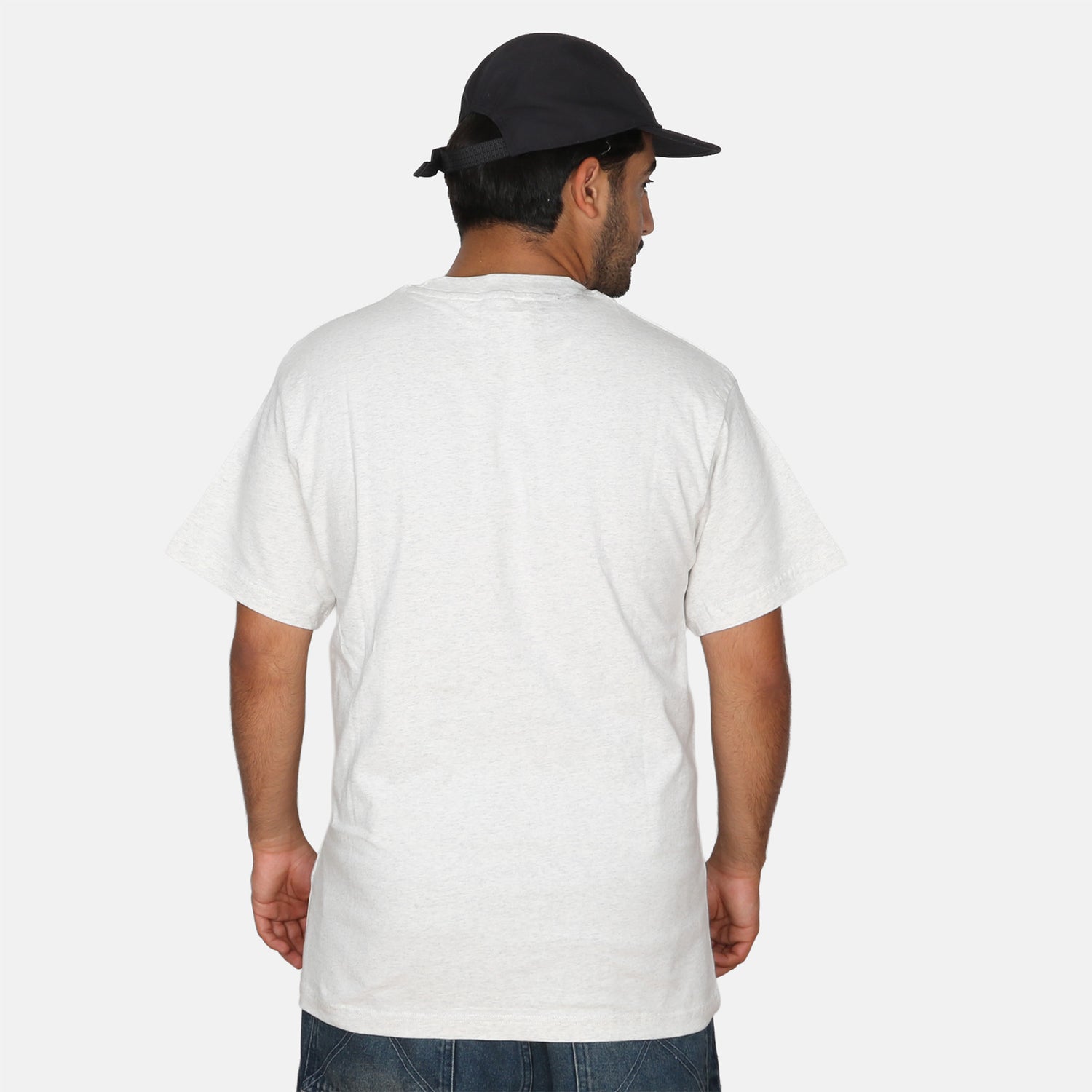 Blowout Basic Relaxed Fit T-Shirt - Ash Grau Bild 2