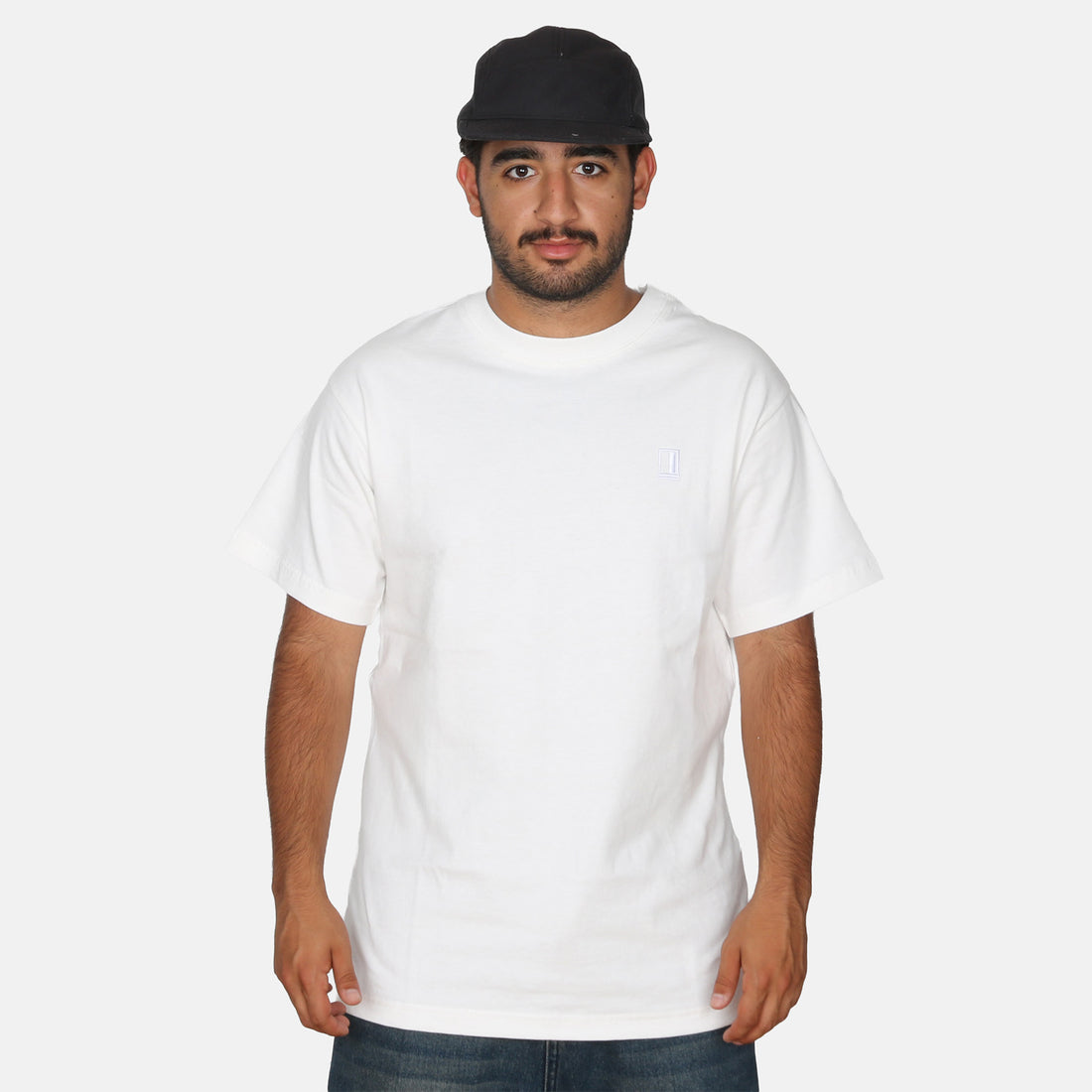 Blowout Basic Relaxed Fit T-Shirt - White Weiß Bild 1