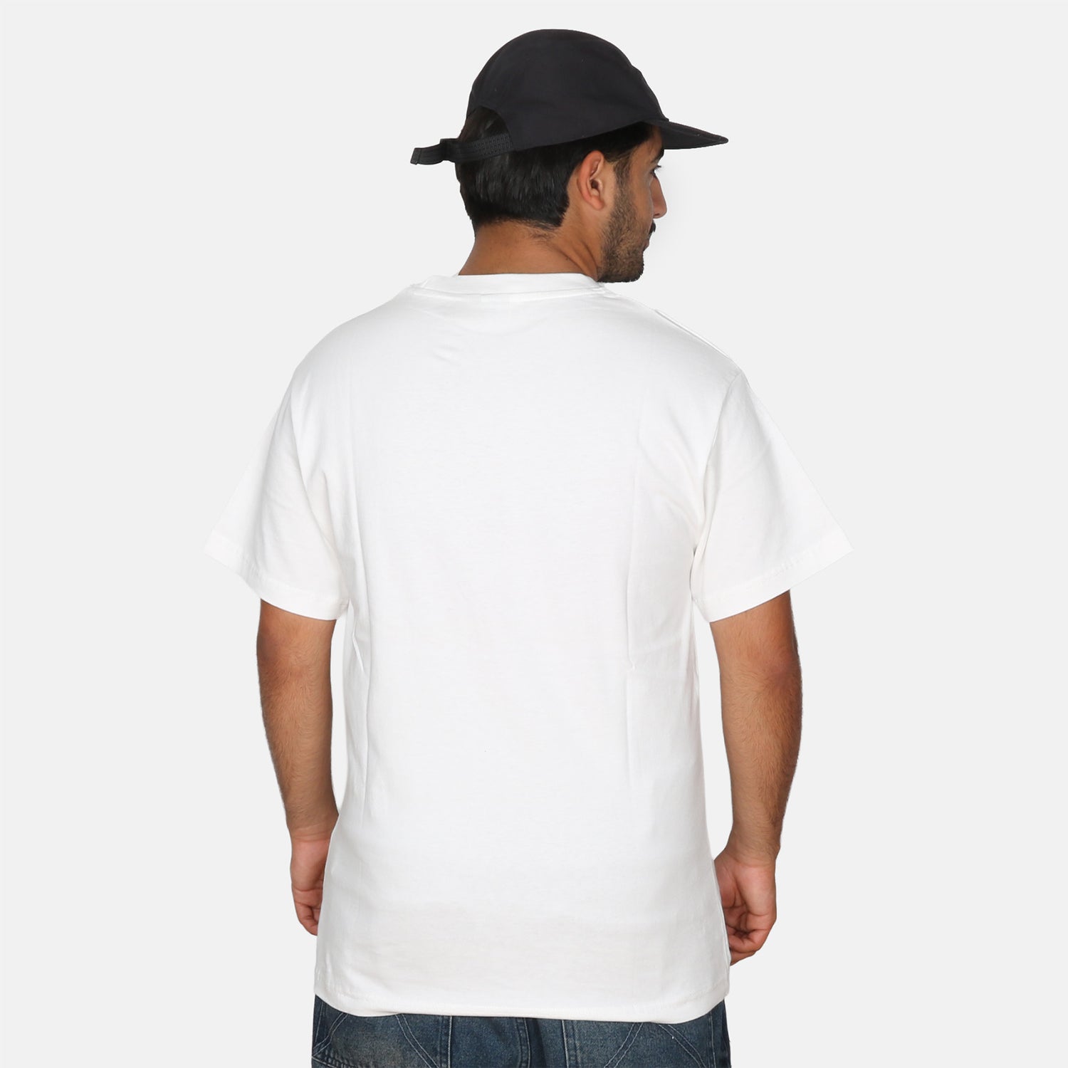 Blowout Basic Relaxed Fit T-Shirt - White Weiß Bild 2