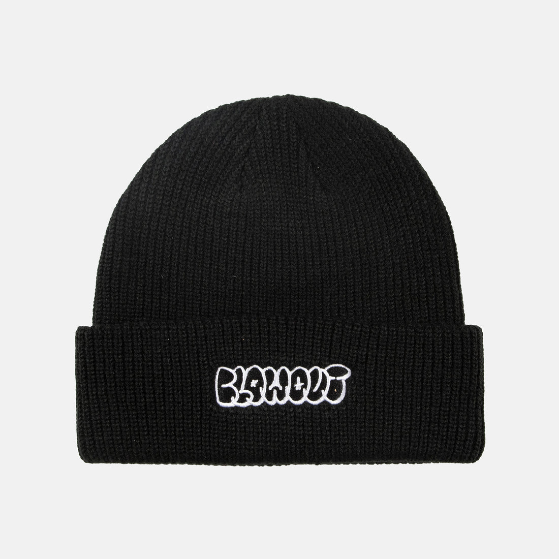 Blowout Bubble Script Beanie - Black Schwarz Bild 1