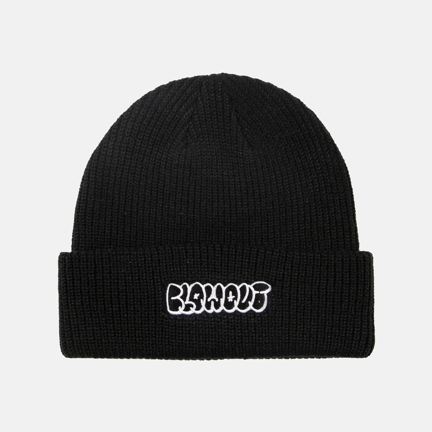 Blowout Bubble Script Beanie - Black Schwarz Bild 1