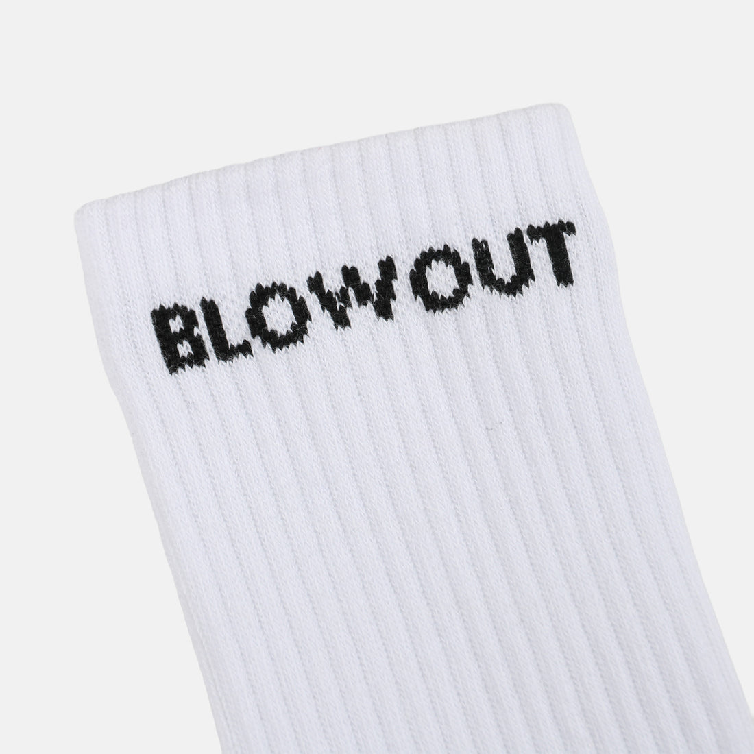 Blowout Logo Socke - White Weiß Bild 2