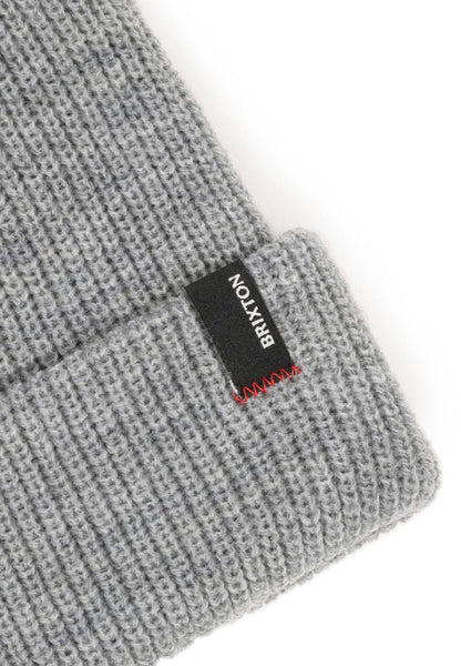 Brixton Heist Beanie - Light Heather Grey - Blowout Skateshop