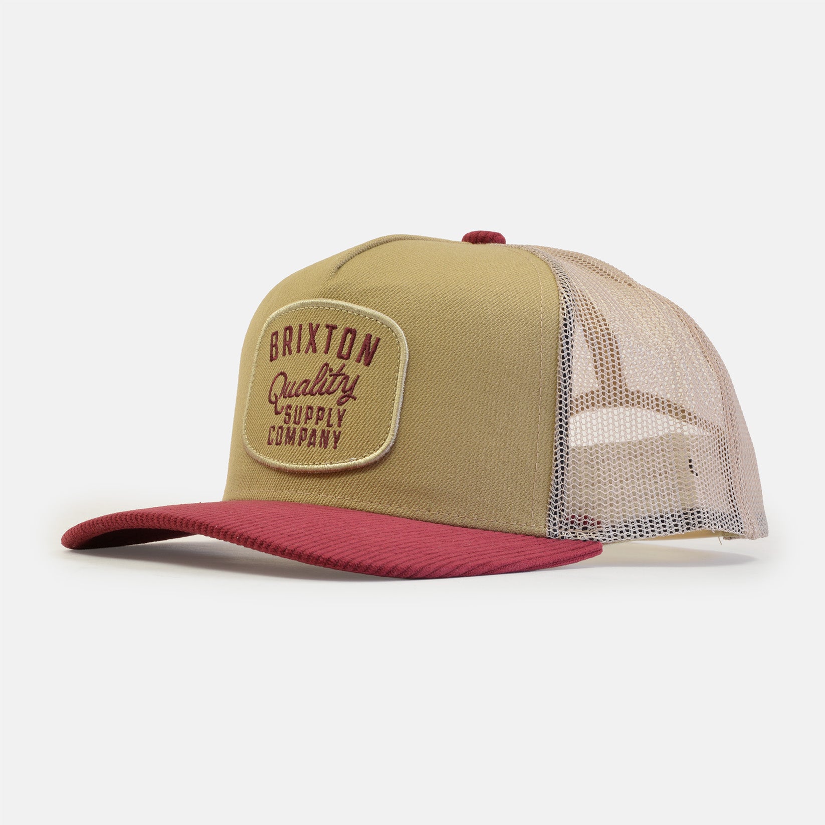 Brixton Hubal Mid Profile Trucker Cap - Oatmeal Beige Bild 1