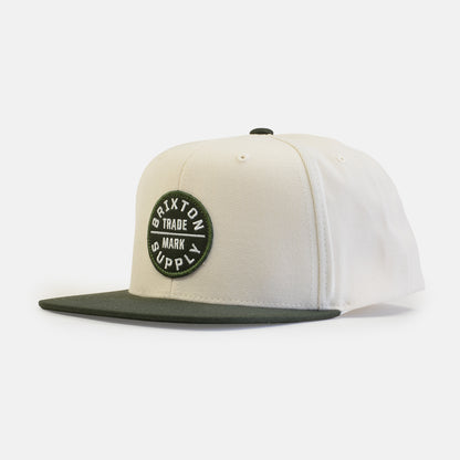 Brixton OATH III Snapback Cap - Wax Paper Weiß Bild 1