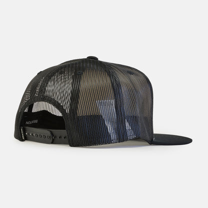 Brixton Oath Mid Profile Trucker Cap - White / Black Weiß Bild 3