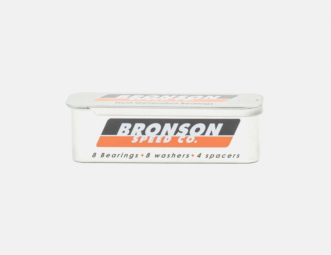 Bronson Speed Co. G3 Bearings - Orange-Silver - Blowout Skateshop