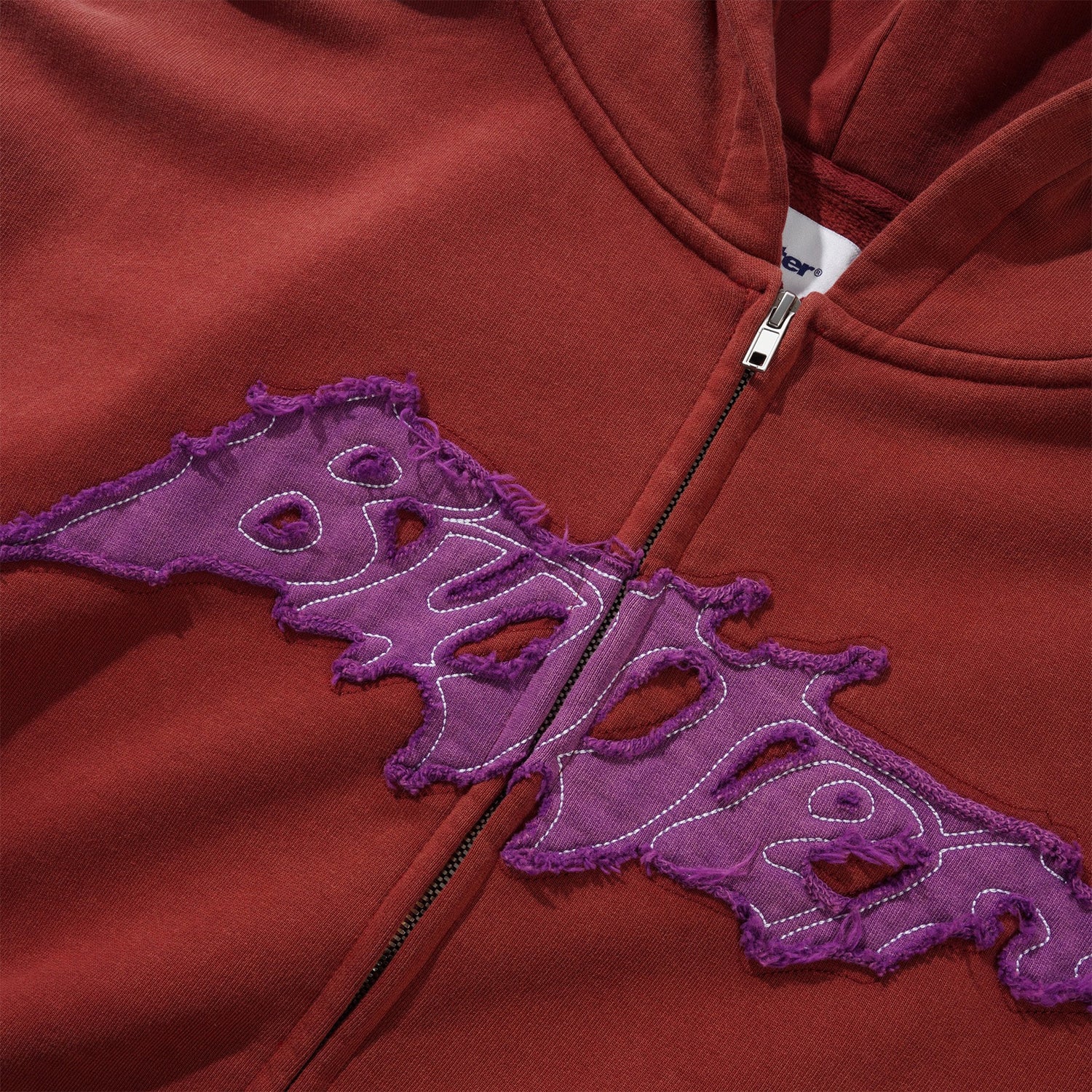 Butter Goods Amplify Zip-Hoodie - Red Rot Bild 2
