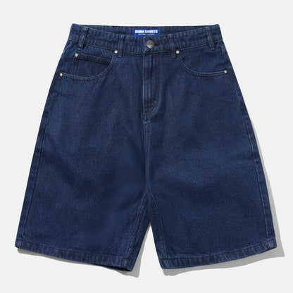 Butter Goods Drummer Baggy Denim Short - Raw Dark Indigo Blau Bild 2