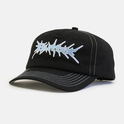 Butter Goods Nail 5 Panel Cap - Black Schwarz Bild 1