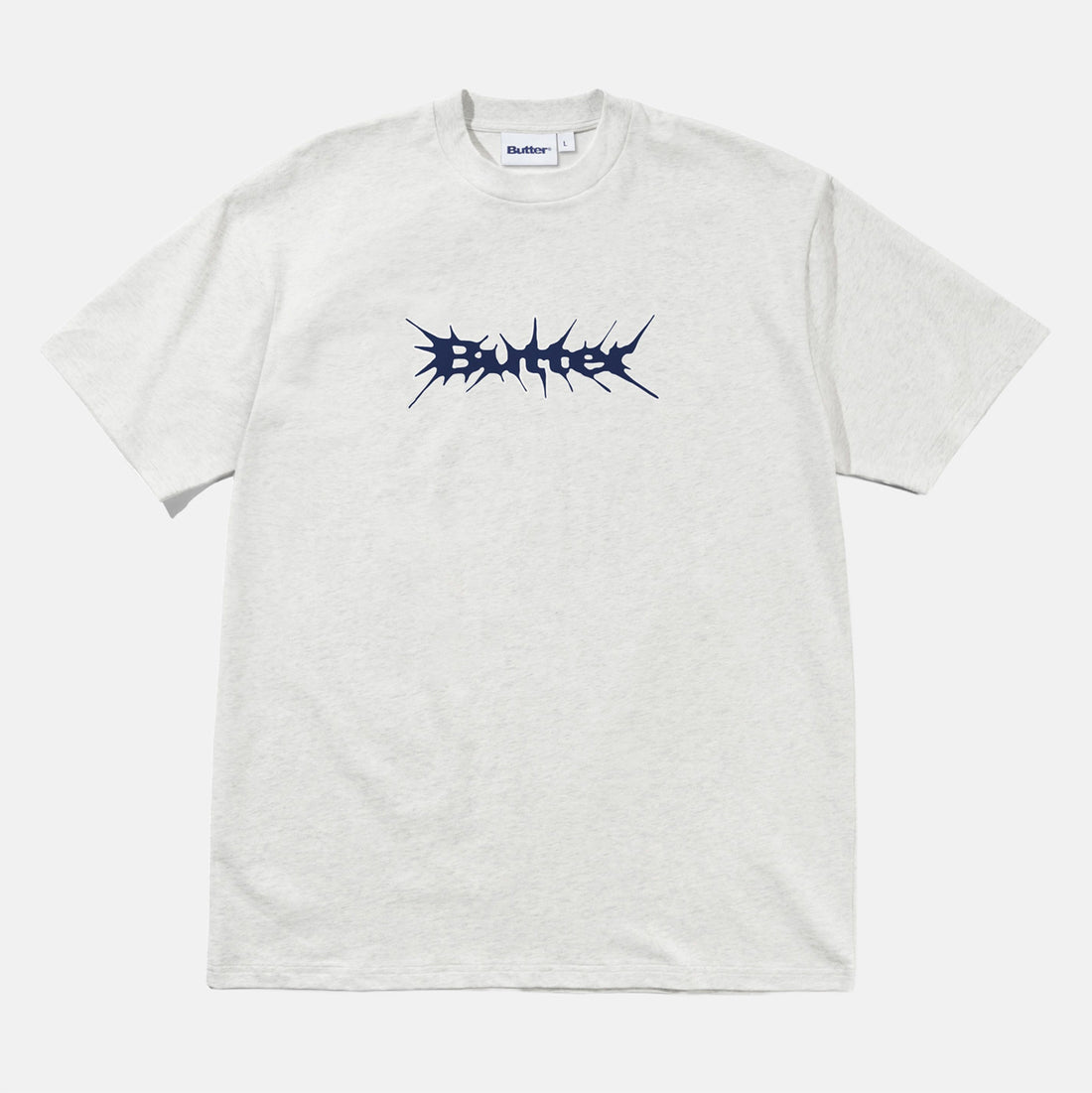 Butter Goods Nail Logo T-Shirt - Ash Grau Bild 1