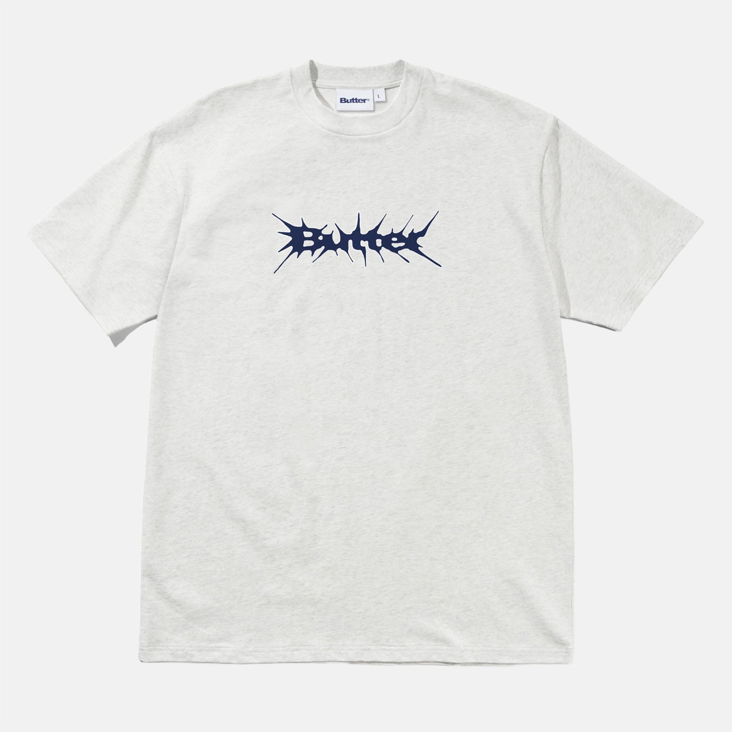 Butter Goods Nail Logo T-Shirt - Ash Grau Bild 1