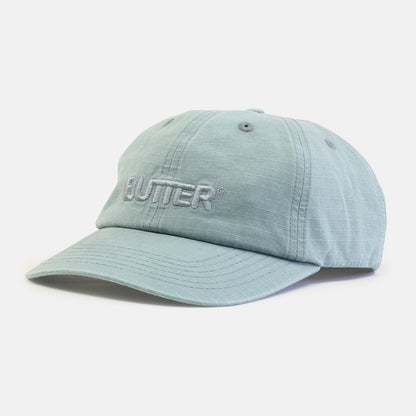 Butter Goods Ripstop Rounded Logo Cap - Washed Ice Blau Bild 1