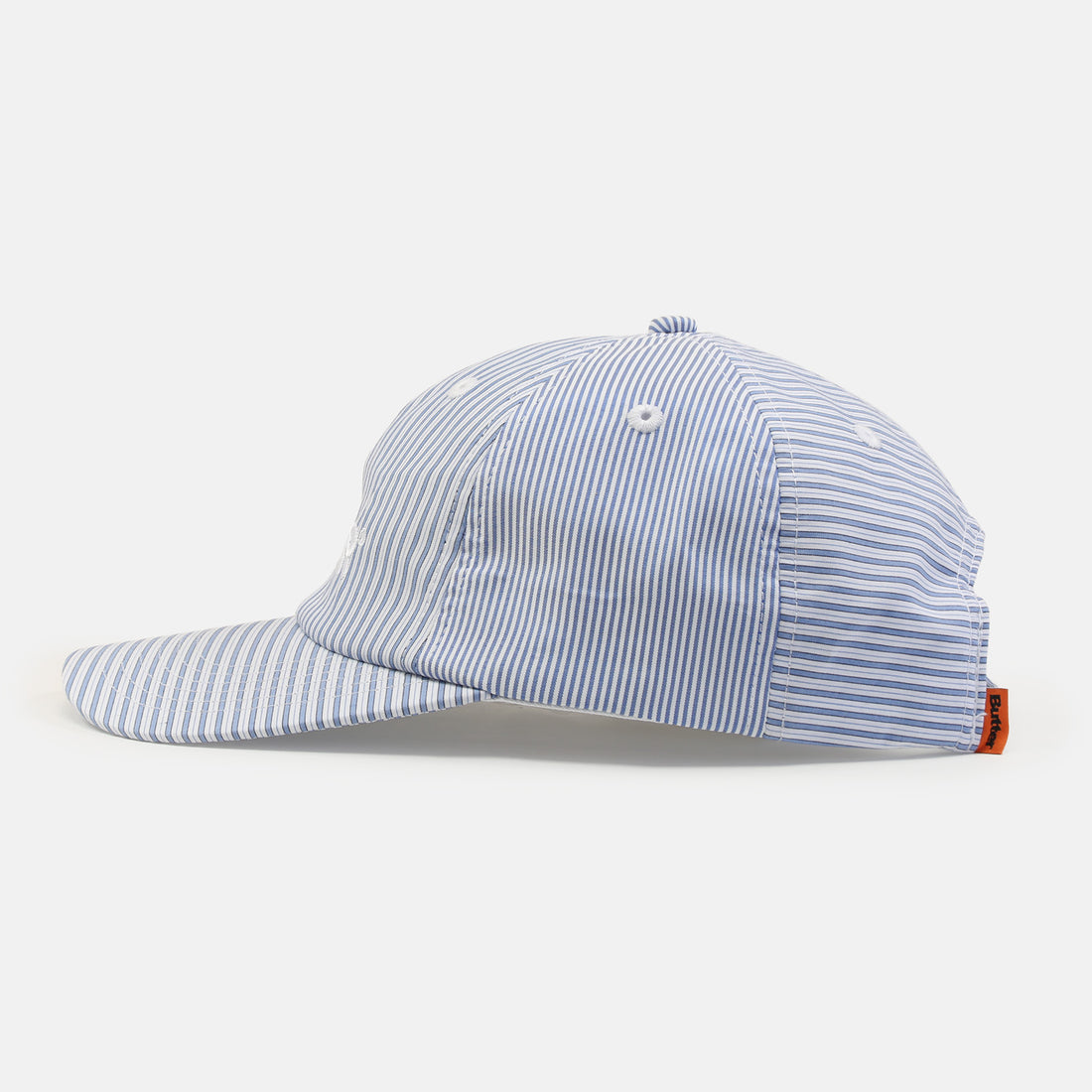 Butter Goods Rounded Logo 6 Panel Cap - Blue Stripe Blau Bild 2