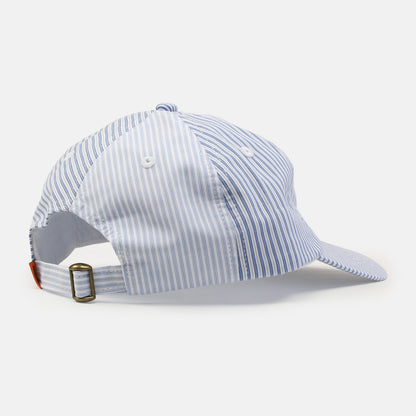 Butter Goods Rounded Logo 6 Panel Cap - Blue Stripe Blau Bild 3