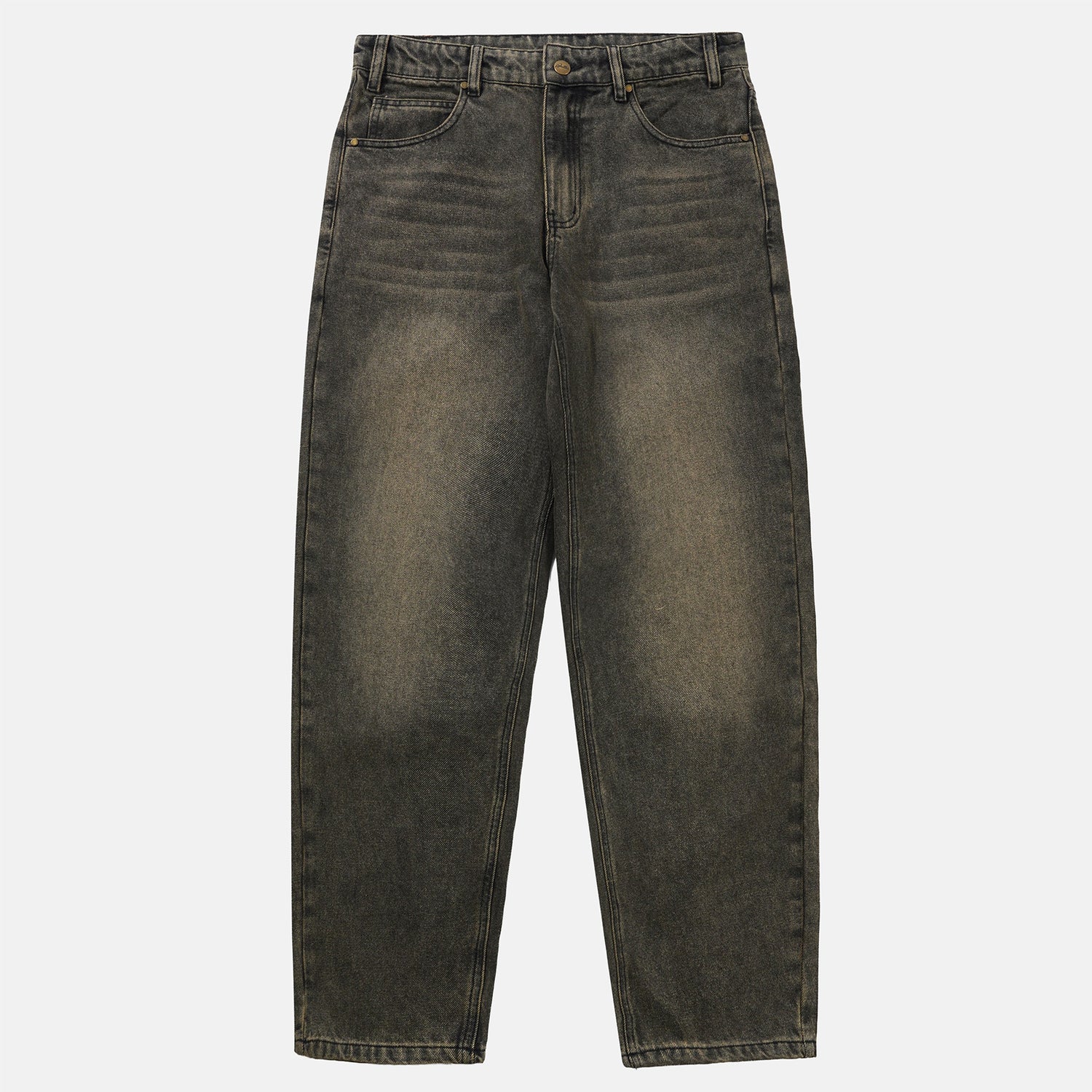 Butter Goods Straight Leg Denim Jeans - Brown Tint Braun Bild 2