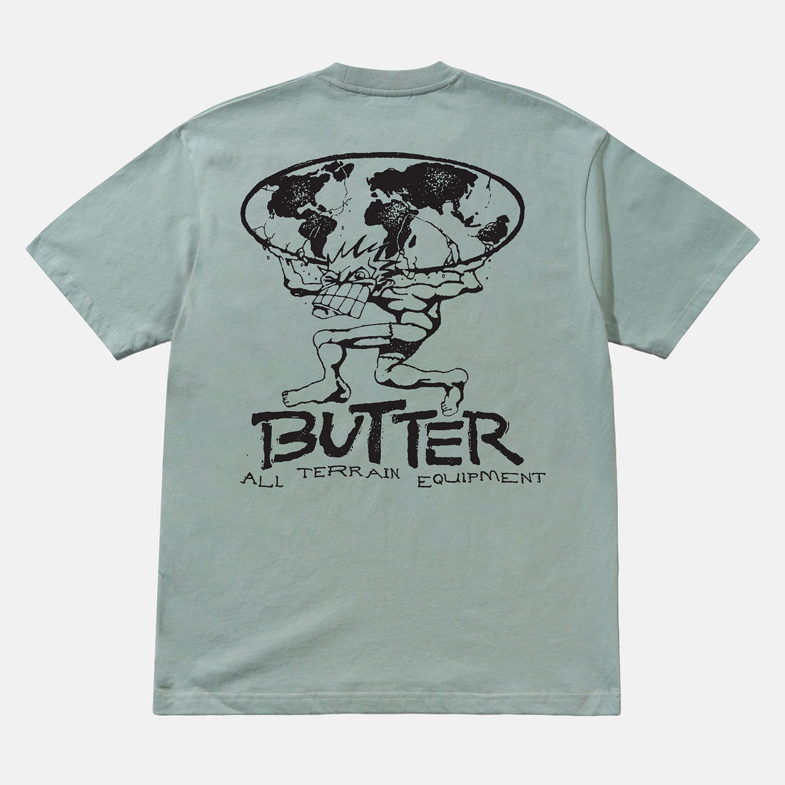 Butter Goods Terrain T-Shirt - Dull Mint Grün Bild 1