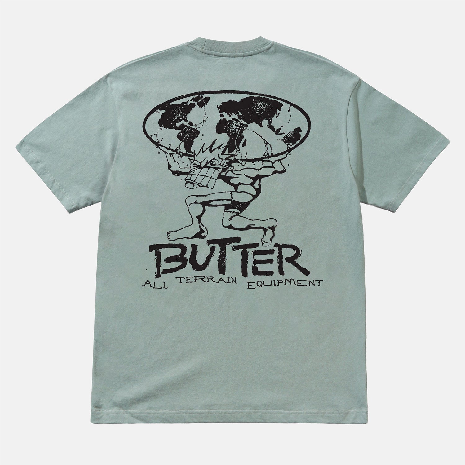 Butter Goods Terrain T-Shirt - Dull Mint Grün Bild 1