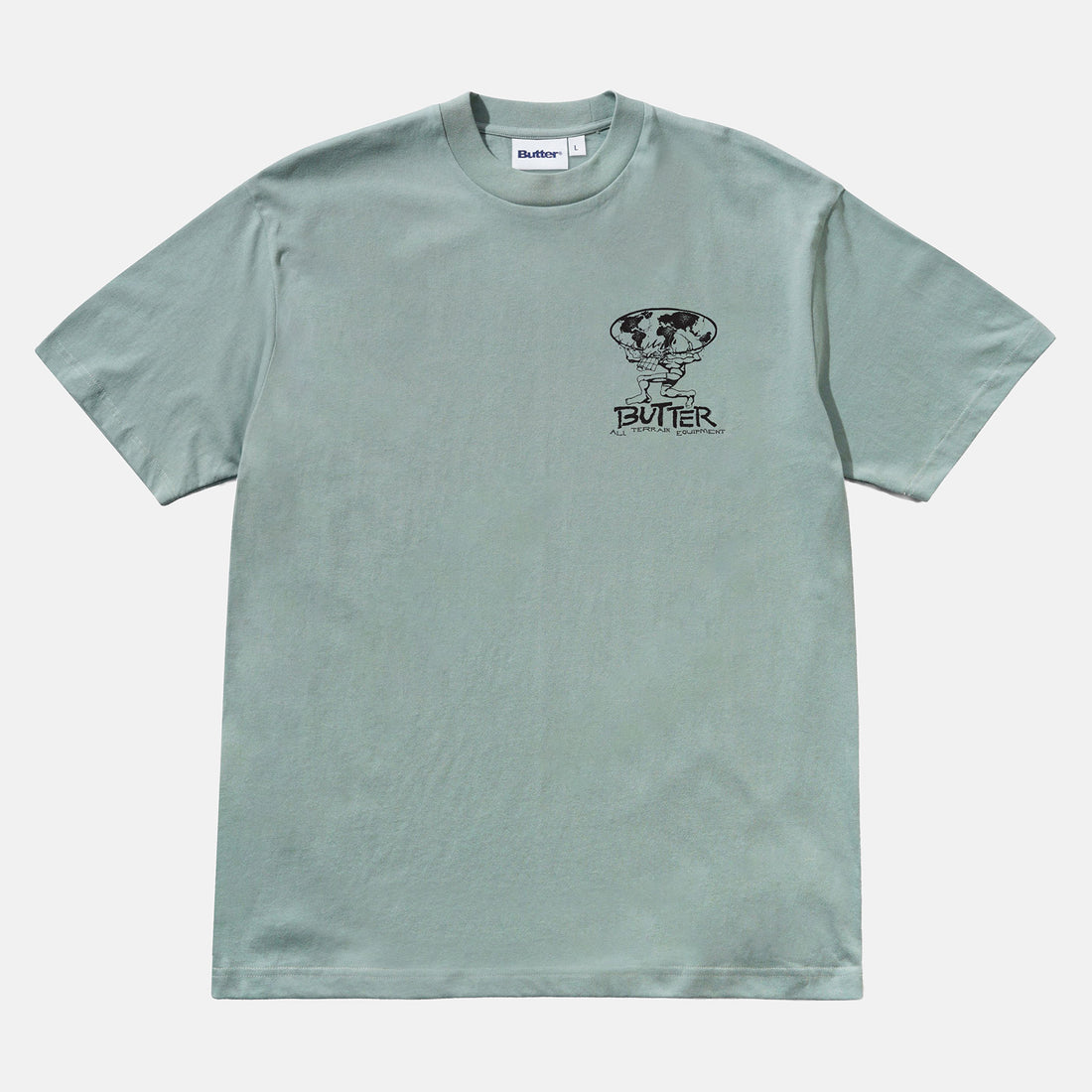 Butter Goods Terrain T-Shirt - Dull Mint Grün Bild 2