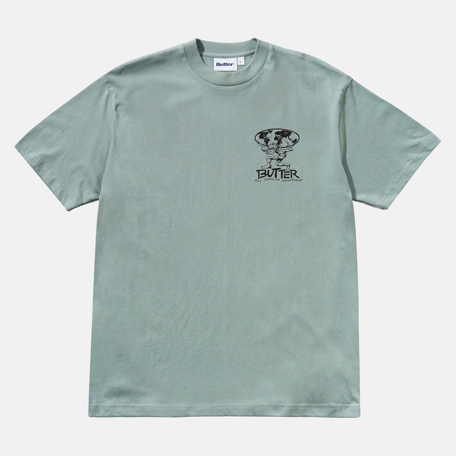 Butter Goods Terrain T-Shirt - Dull Mint Grün Bild 2