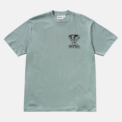 Butter Goods Terrain T-Shirt - Dull Mint Grün Bild 2