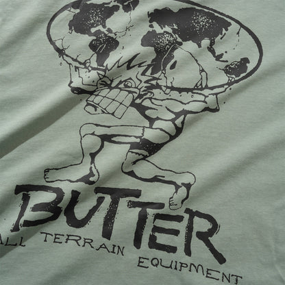 Butter Goods Terrain T-Shirt - Dull Mint Grün Bild 3