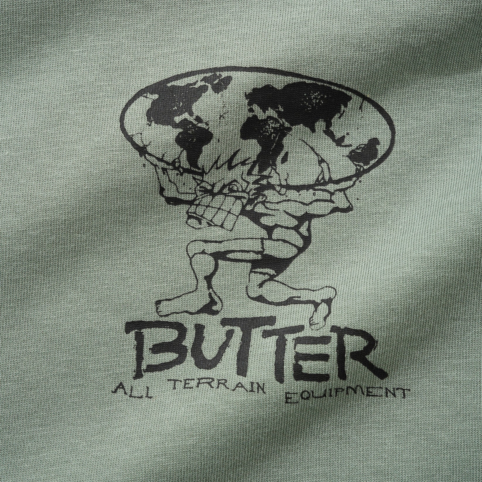 Butter Goods Terrain T-Shirt - Dull Mint Grün Bild 4