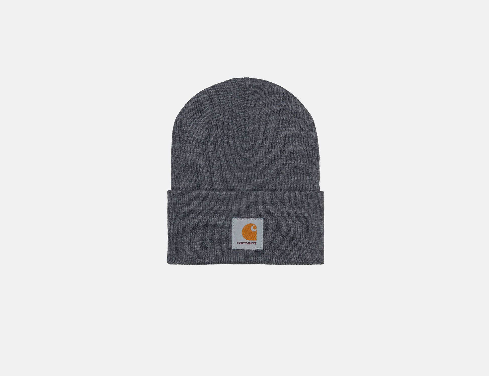 Carhartt WIP Acrylic Watch Beanie - Dark Grey Heather - Blowout Skateshop