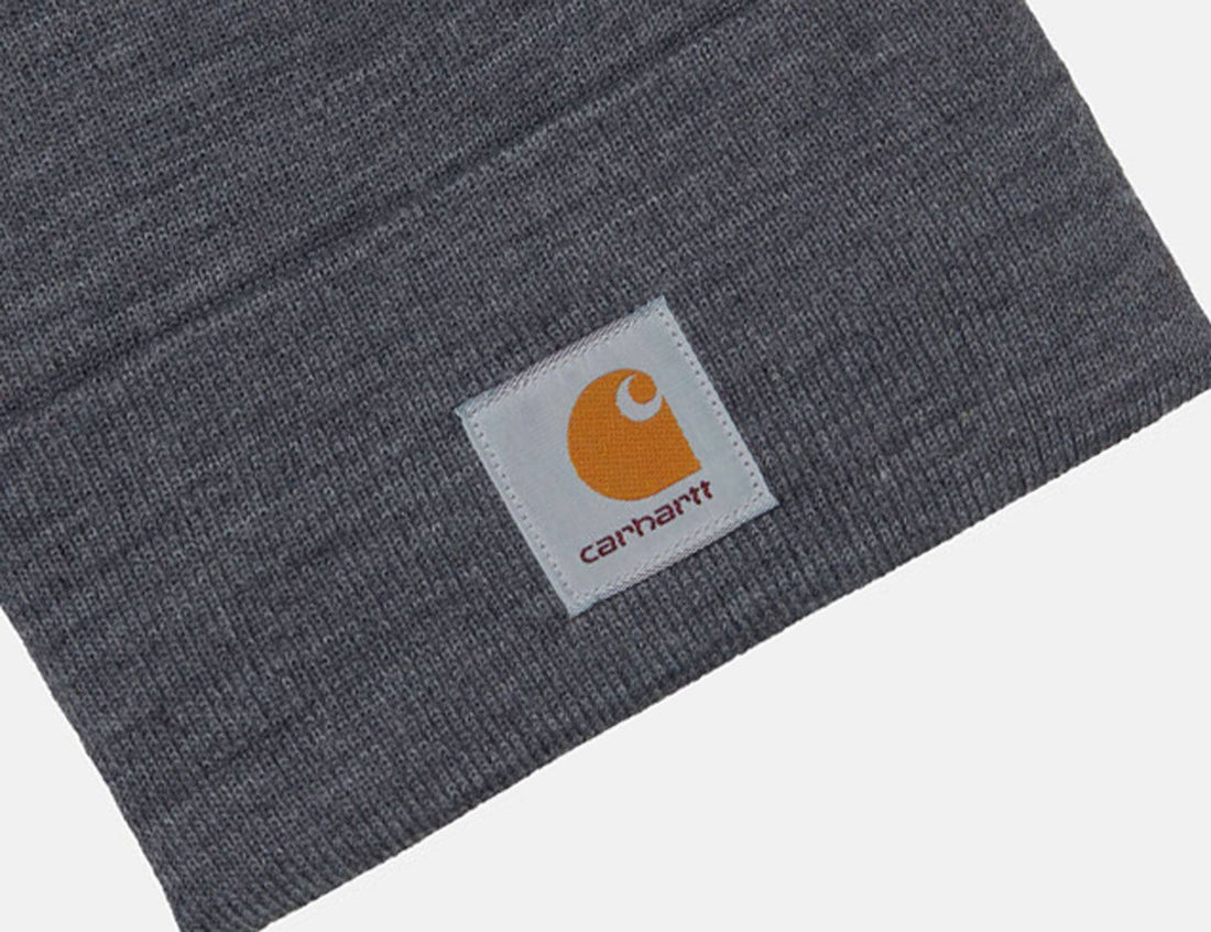 Carhartt WIP Acrylic Watch Beanie - Dark Grey Heather - Blowout Skateshop