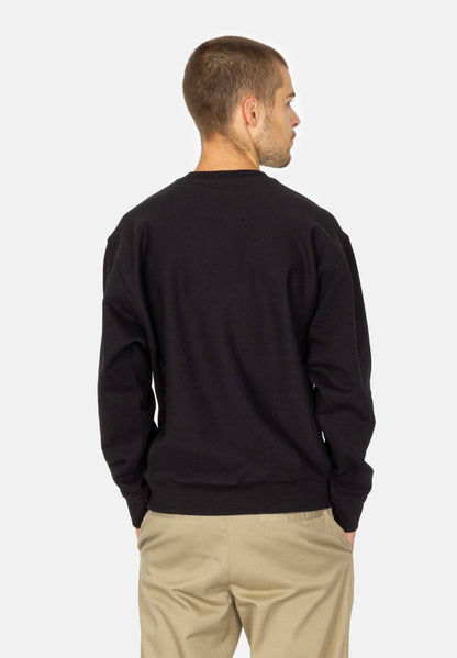 Carhartt WIP American Script Crew Neck - Black - Blowout Skateshop