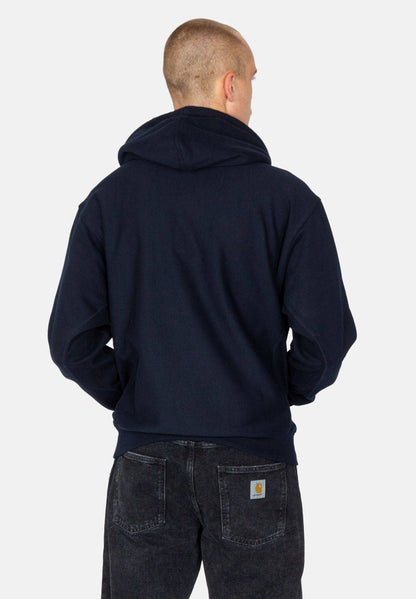 Carhartt WIP American Script Hoodie - Black - Blowout Skateshop