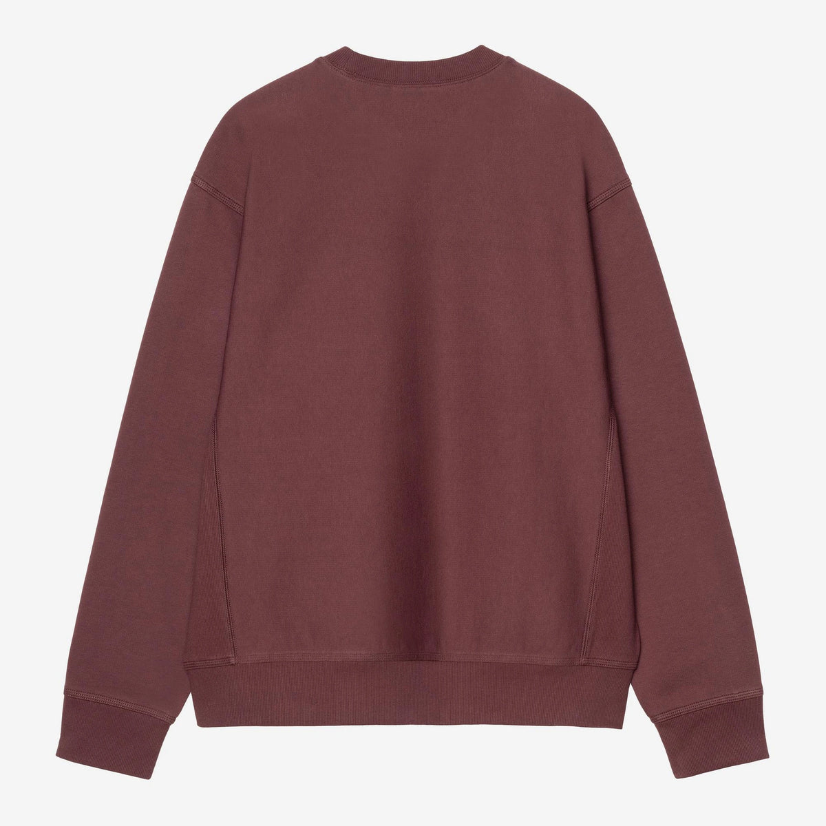 Carhartt WIP American Script Sweat in Amarone, Rückansicht