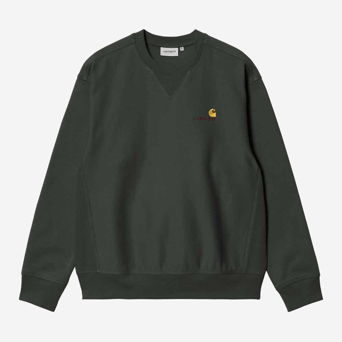 Carhartt WIP American Script Sweat in Raven, Vorderansicht