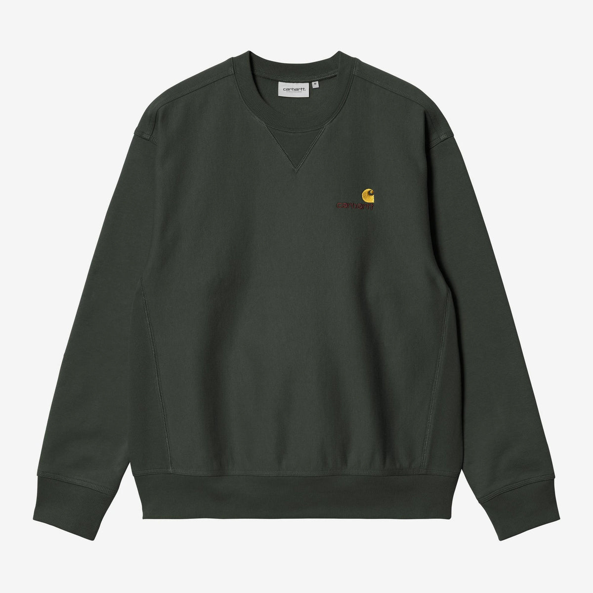 Carhartt WIP American Script Sweat in Raven, Vorderansicht