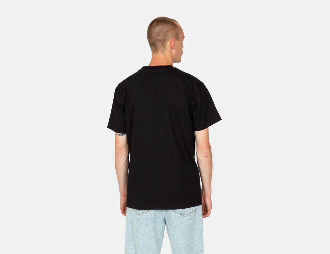 Carhartt WIP American Script T-Shirt - Black - Blowout Skateshop