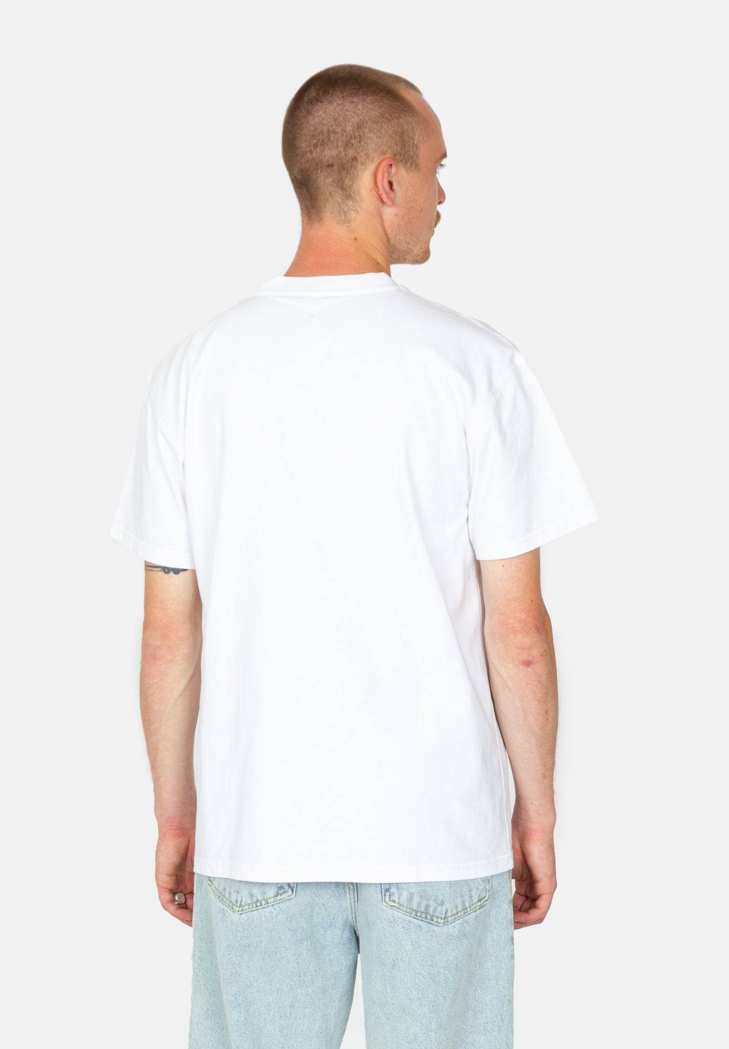 Carhartt WIP American Script T-Shirt - White - Blowout Skateshop