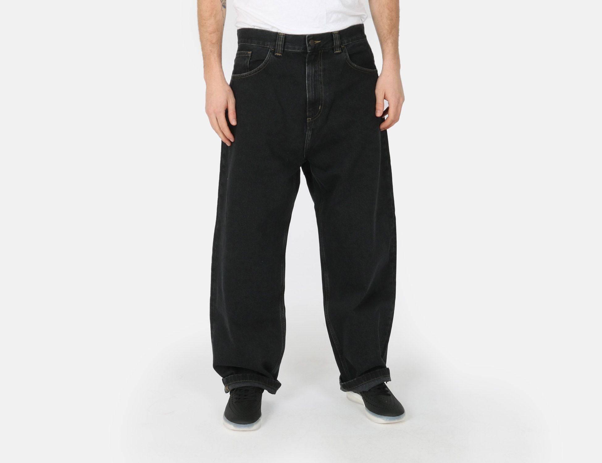 Carhartt WIP Brandon Pant - Black Stone Washed - Blowout Skateshop