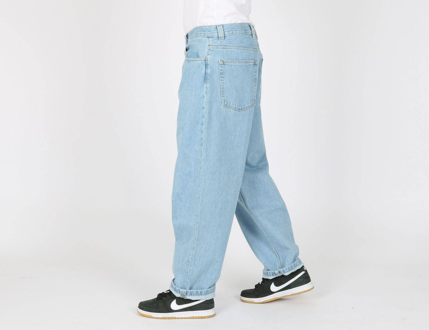 Carhartt WIP Brandon Pant - Blue Heavy Stone Bleached - Blowout Skateshop