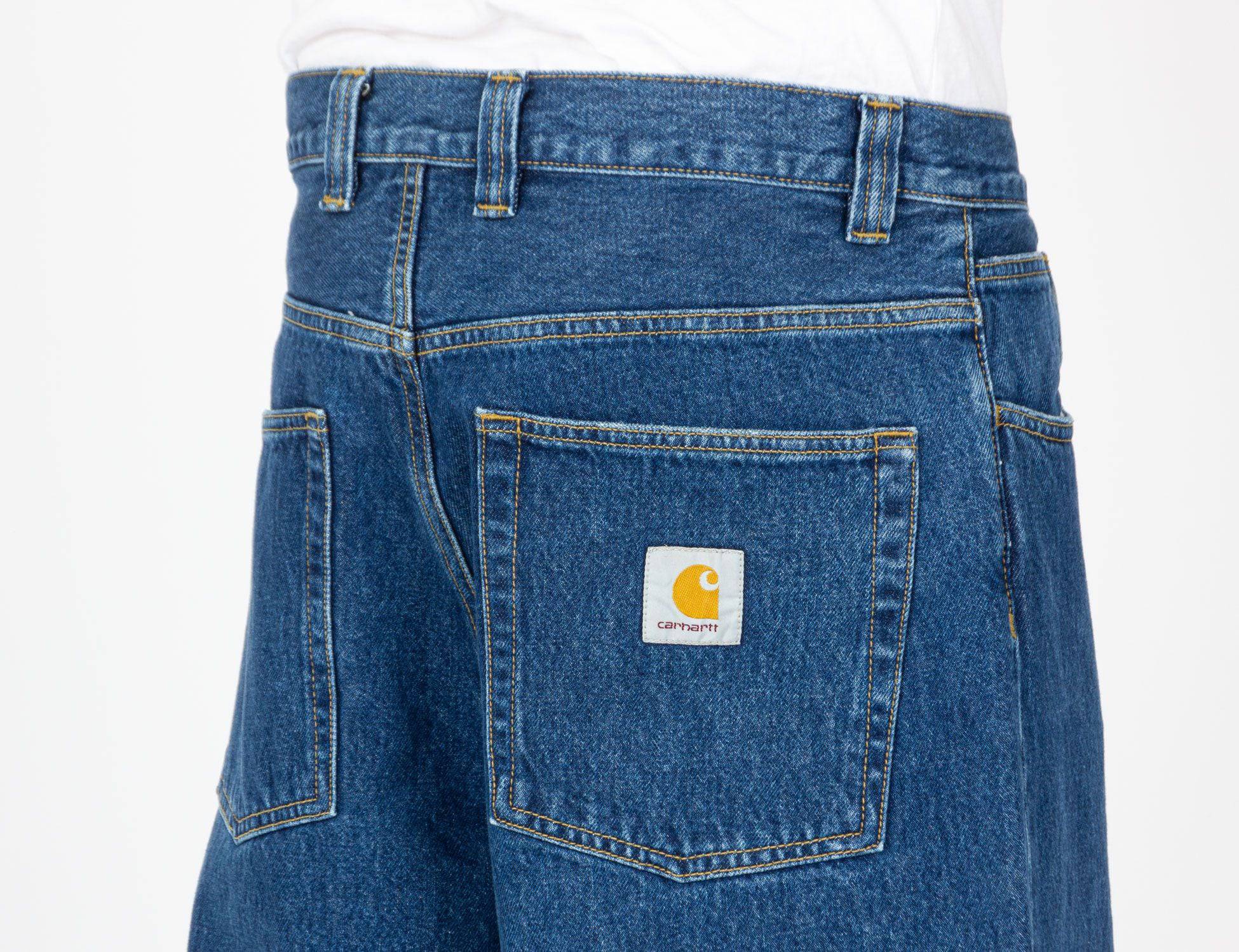 Carhartt WIP Brandon Pant - Blue Stone Washed - Blowout Skateshop