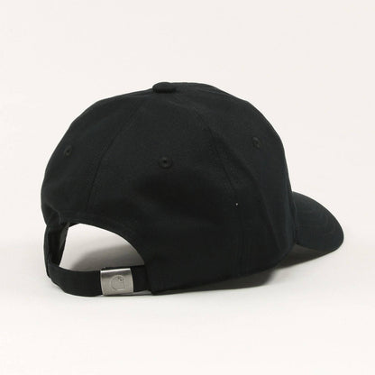 Carhartt WIP Canvas Script Cap - Black/White - Blowout Skateshop