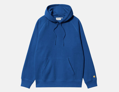 Carhartt WIP Chase Hoodie - Blue / Gold - Blowout Skateshop