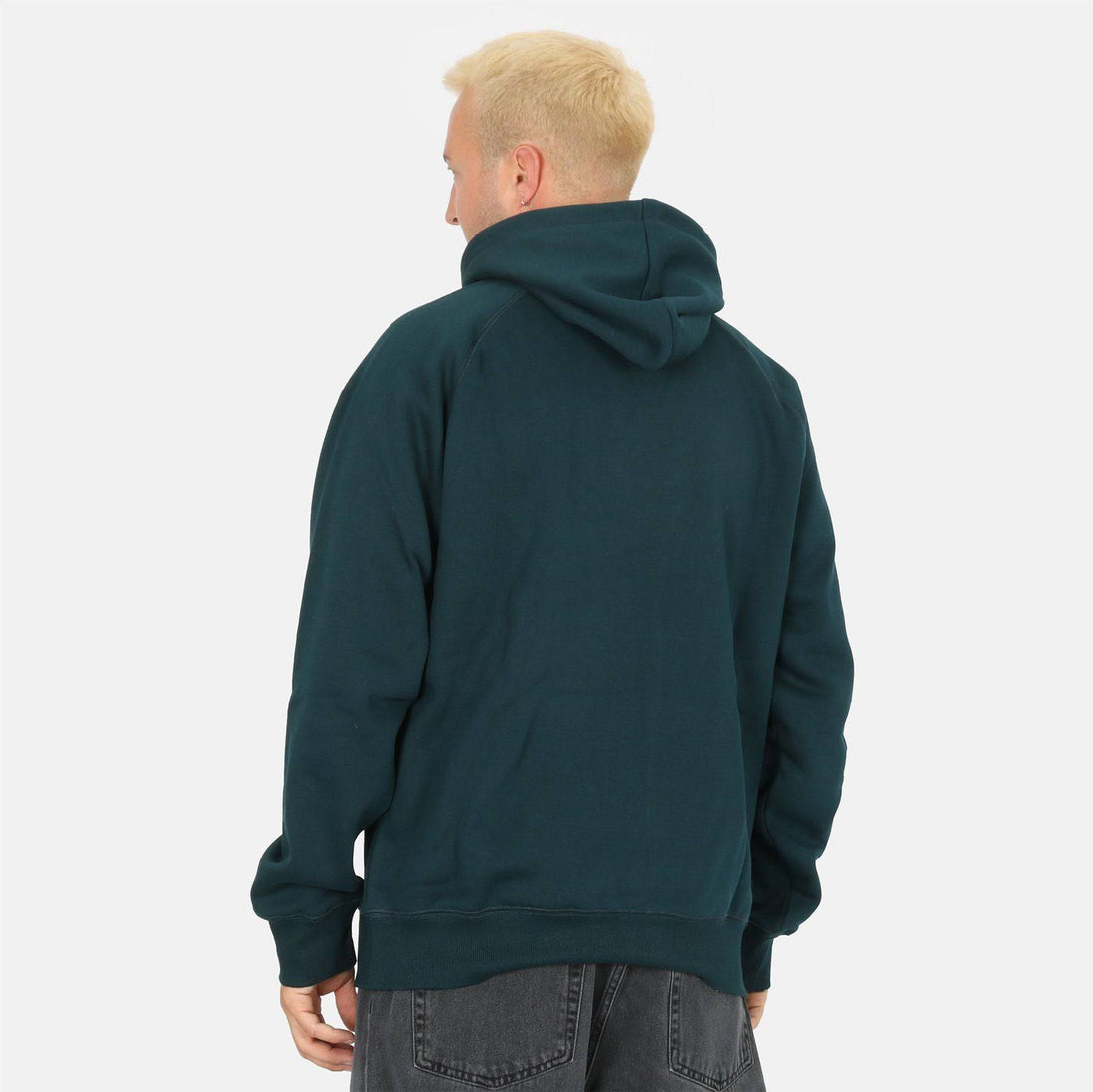 Carhartt WIP Chase Hoodie - Duck Blue / Gold - Blowout Skateshop