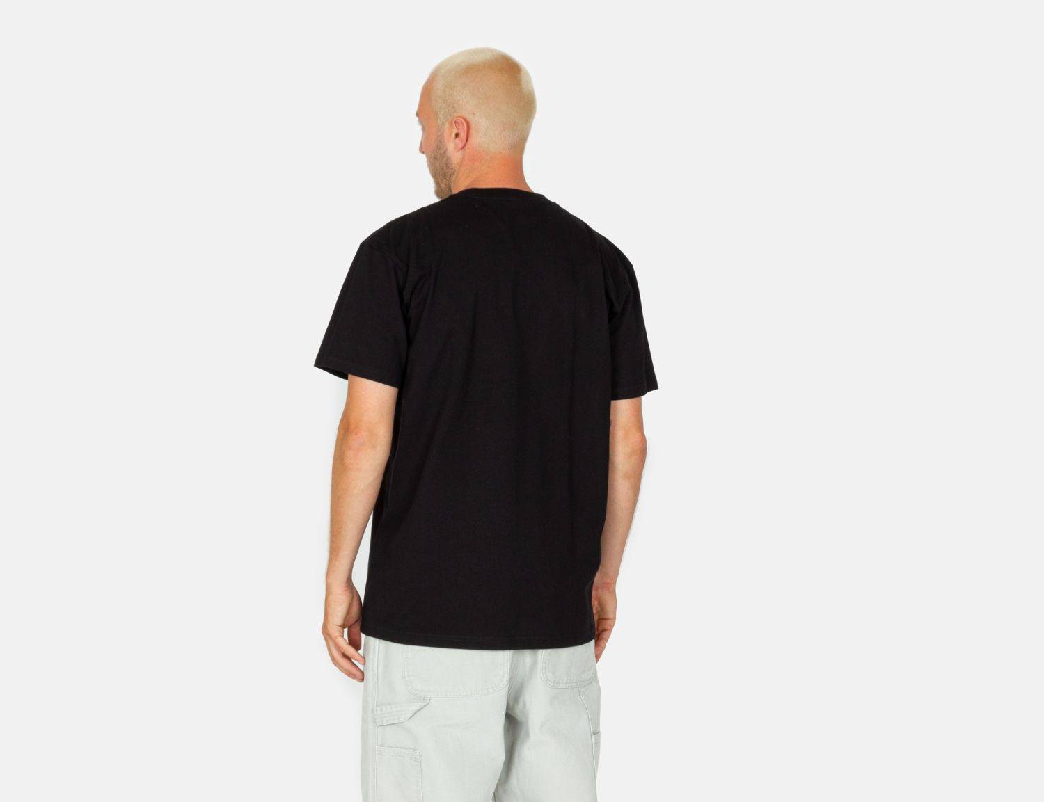 Carhartt WIP Chase T-Shirt - Black / Gold - Blowout Skateshop